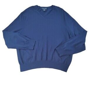The Men's Store Bloomingdale’s Pullover Sweater XXL Navy Blue